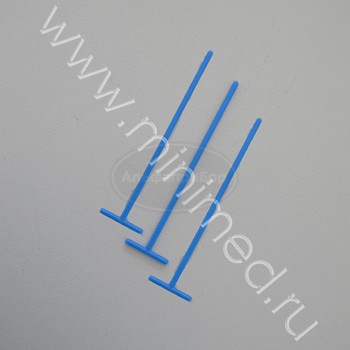 Шпатель микробиологический T-форма,140х35 мм, стерильный, п/п, индивидуальная упаковка ,/100штGreetmed