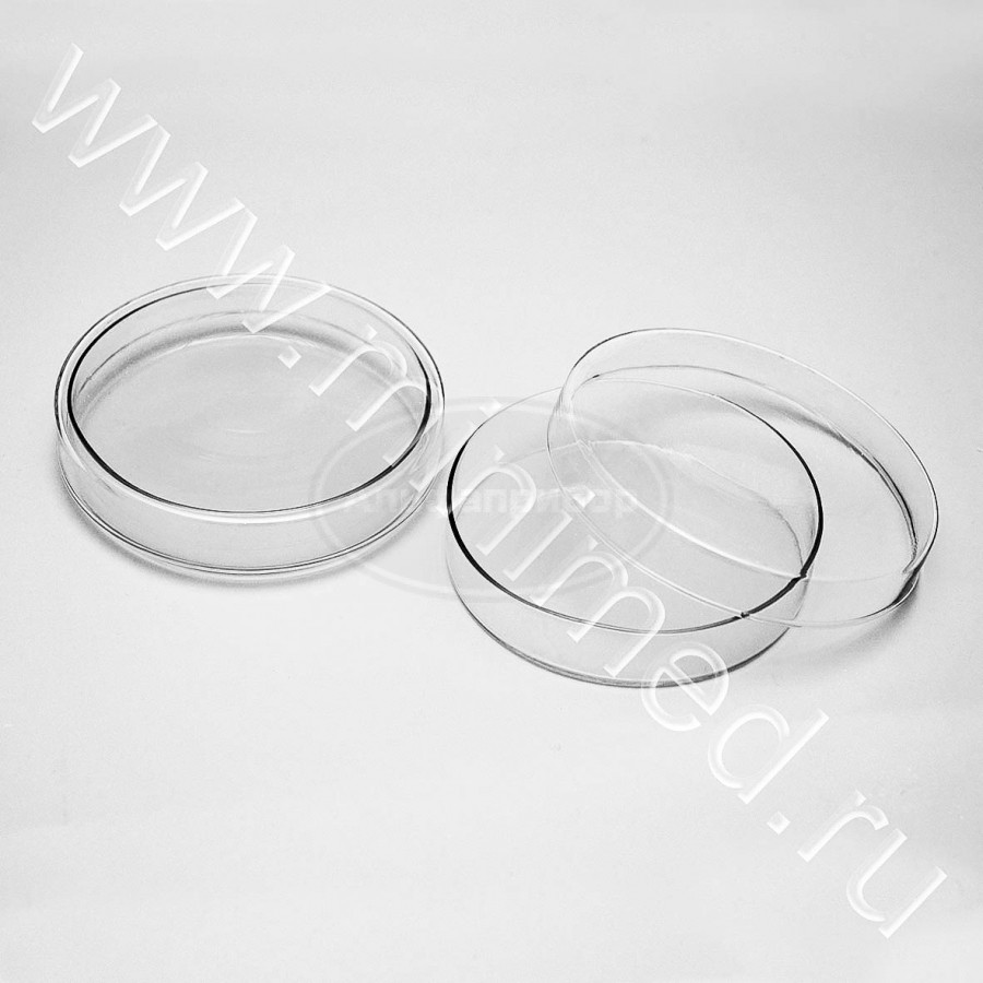Чашка биологическая (Петри) 90*18 мм, толщина стенки 1,3 мм, Boro 3.3, упаковка 10шт/120шт