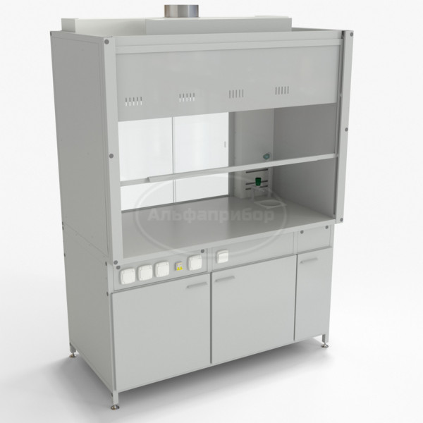Шкаф демонстрационный специализированный, с электрикой 1500х800х2140 мм, раб. поверхность - Labgrade