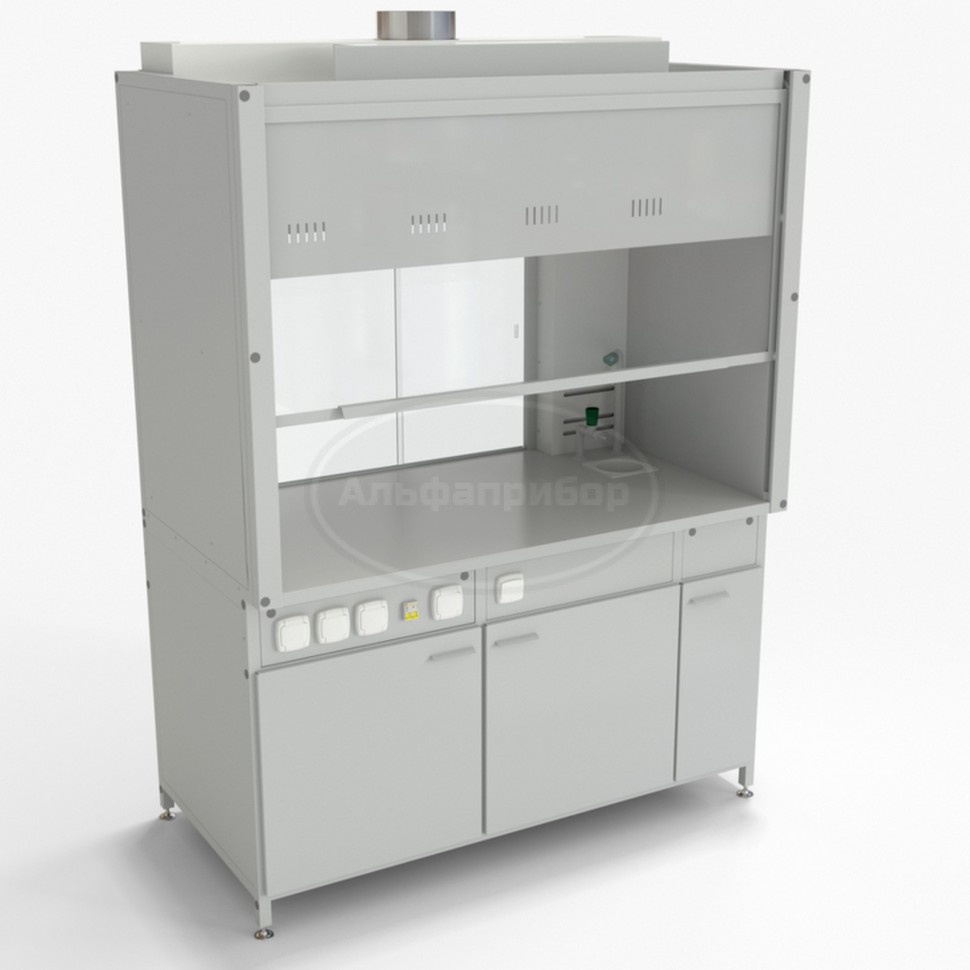 Шкаф демонстрационный специализированный, с электрикой 1500х800х2140 мм, раб. поверхность - Labgrade