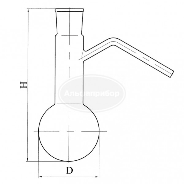Колба КП-1-150-29/32 Вюрца ТС ГОСТ 25336-82