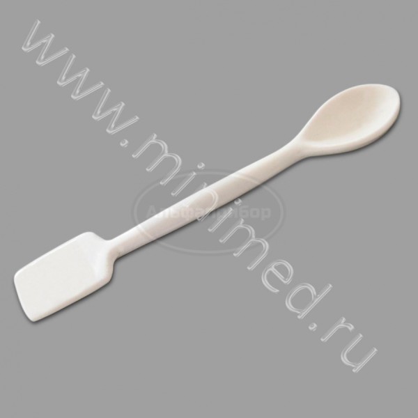 Ложка-шпатель фарфоровая 140мм, упаковка 5/100шт