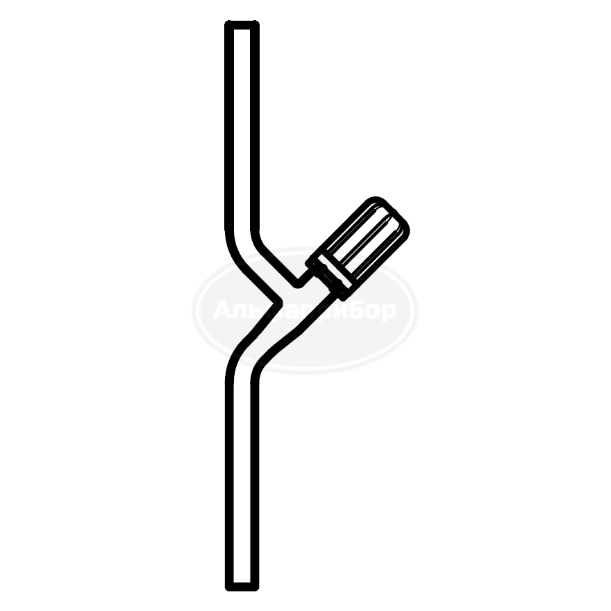 Клапан прямой с конусом PTFE 0-3мм 10/1,5