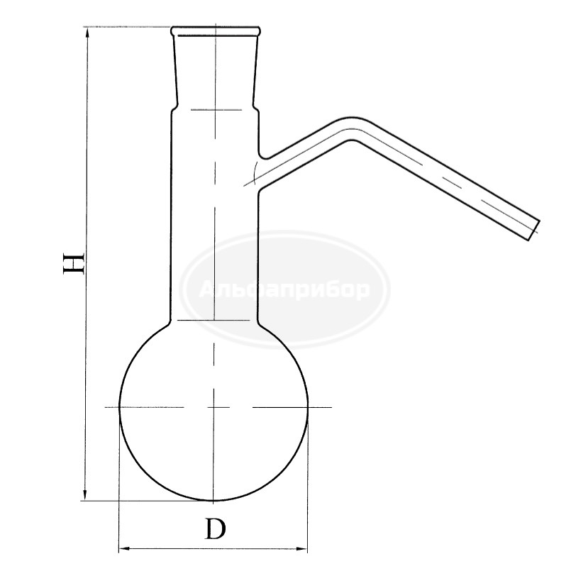 Колба КП-1-250-29/32 Вюрца ТС ГОСТ 25336-82
