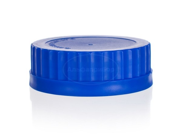 Крышка PP винтовая GL 80 синяя, Simax