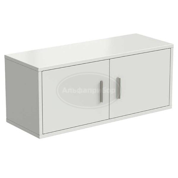 Полка настенная 900х340х380 мм, белый металл