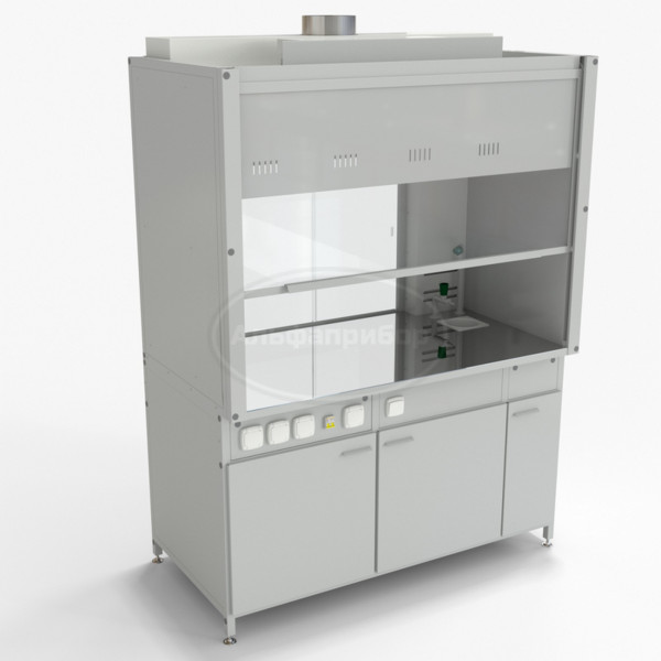 Шкаф демонстрационный специализированный, с электрикой 1500х800х2140 мм, раб. поверхность - нержавеющая сталь