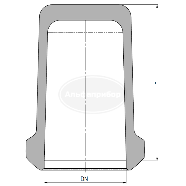 Заглушка KZA DN=80мм L=110мм W=0,6кг