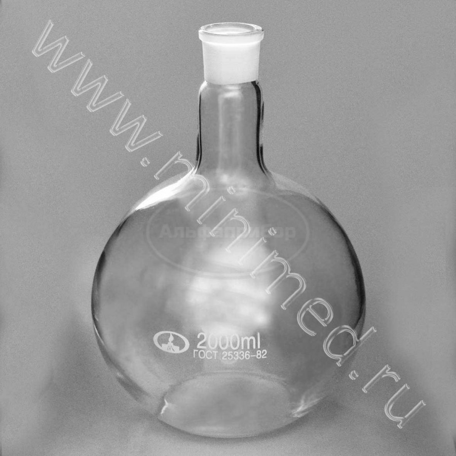 Колба П-1-2000-29/32 ТУ 9464-019-29508133-2015, ТС, МиниМед, упаковка 2 / кор.12шт