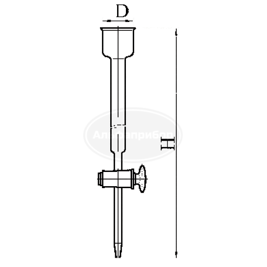 Колонка ионообменная, эскиз 2-707