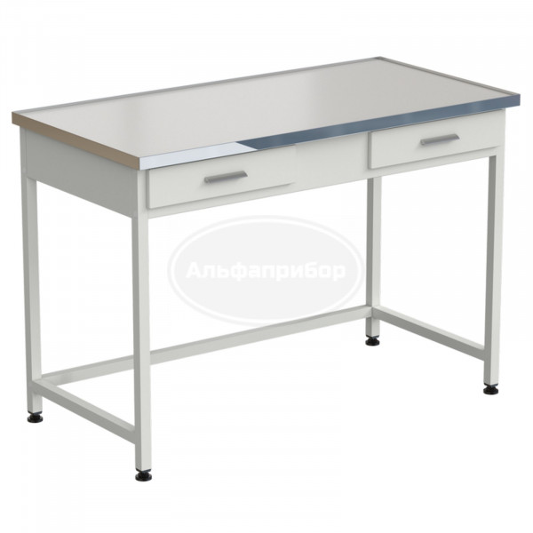 Стол лабораторный с 2 ящиками 1212х610х850 мм, раб. поверхность - Labgrade-лайт