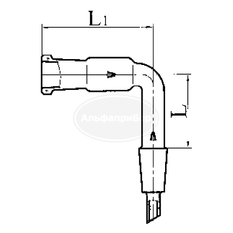Изгиб И 90 КМ-19/26-14/23 ГФ 6.453.097-17