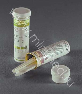 Полоски индикаторные для определения кетонов в моче (БИОСКАН® — КЕТОНЫ), упаковка 100шт