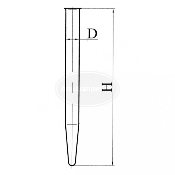 Пробирка П3 8*40 Уленгута ГФ 7.380.255-02