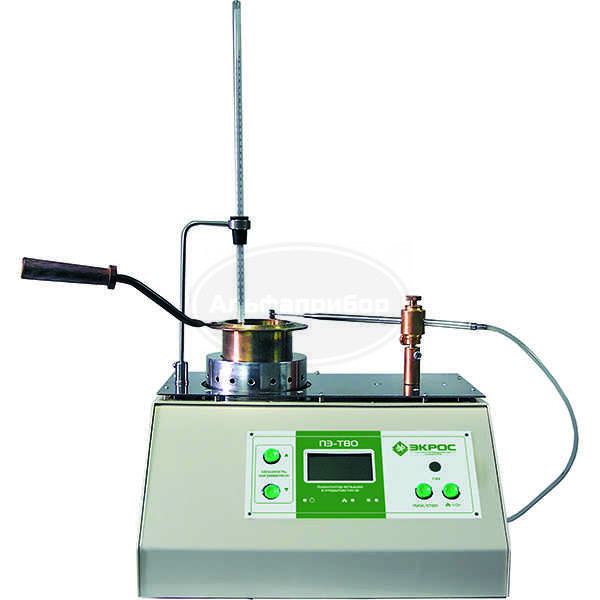 Аппарат ПЭ-ТВО полуавтоматический для определения температуры вспышки в открытом тигле