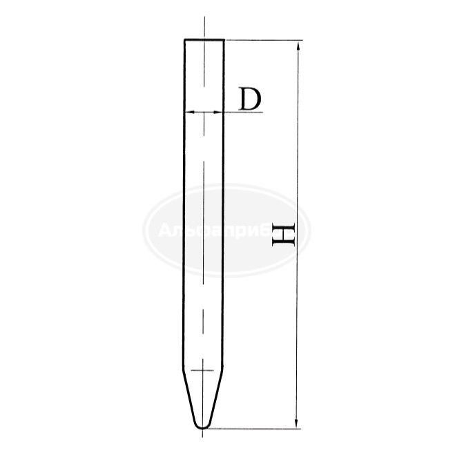 Пробирка П3 Видаля ГФ 7.380.259