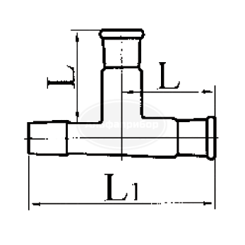 Тройник Т-ОБ КШ-29/32 ТУ 92-891.004-89