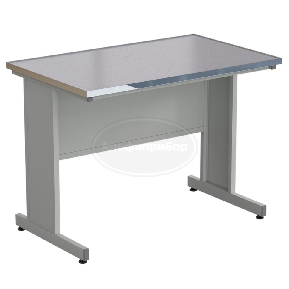 Стол пристенный 1500х750х750 мм, раб. поверхность - монолитный керамогранит