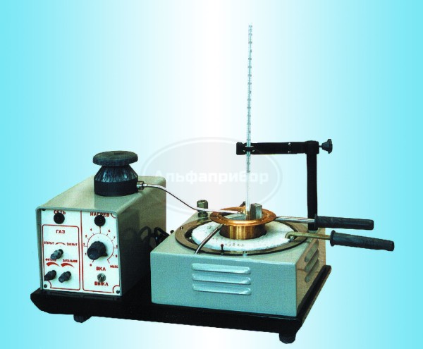 Аппарат ТВО для определения температуры вспышки в открытом тигле