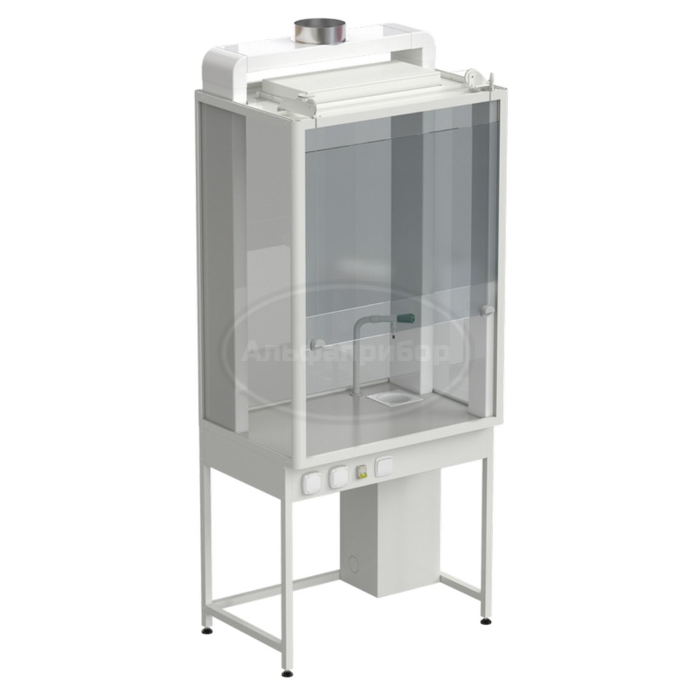 Шкаф модульный напольный с электрикой и подводом воды 950x650x2245 мм, раб. поверхность - Labgrade-лайт