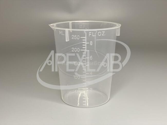 Стакан низкий 250 мл с делениями
