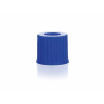 Крышка пластиковая винтовая синяя GL 14 с отверстием 9.5мм