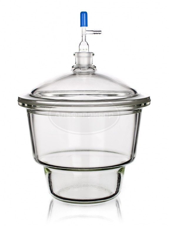 Эксикатор 200 с НП 24/29 и клапаном, Simax