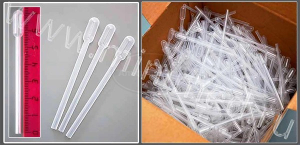 Пипетка для переноса жидкости (Пастера) 0,25мл нестерильная, упаковка 1000шт, ТУ 32.50.50-028-29508133-2019, МиниМед