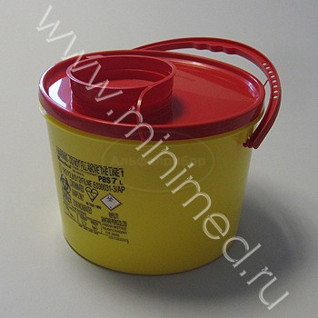 Контейнер специализированный для утилизации отходов 7 л, п/п, Aptaca