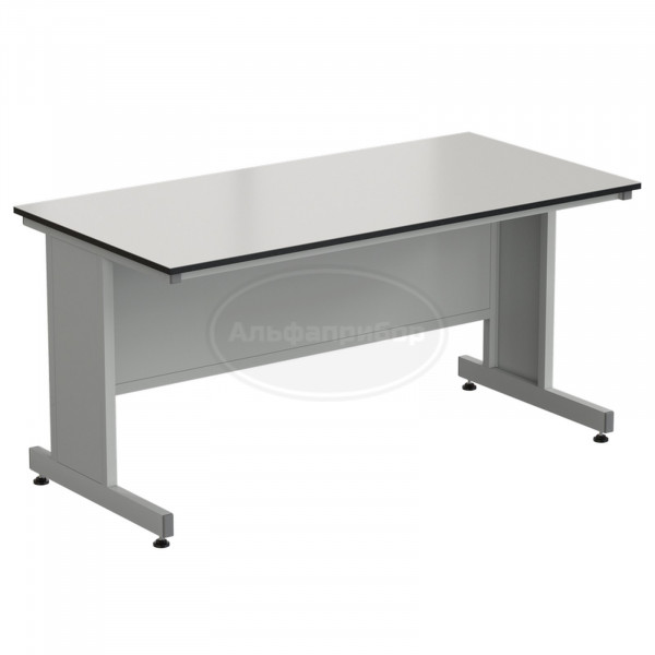Стол пристенный 1513х763х750 мм, раб. поверхность - Durcon с бортиком