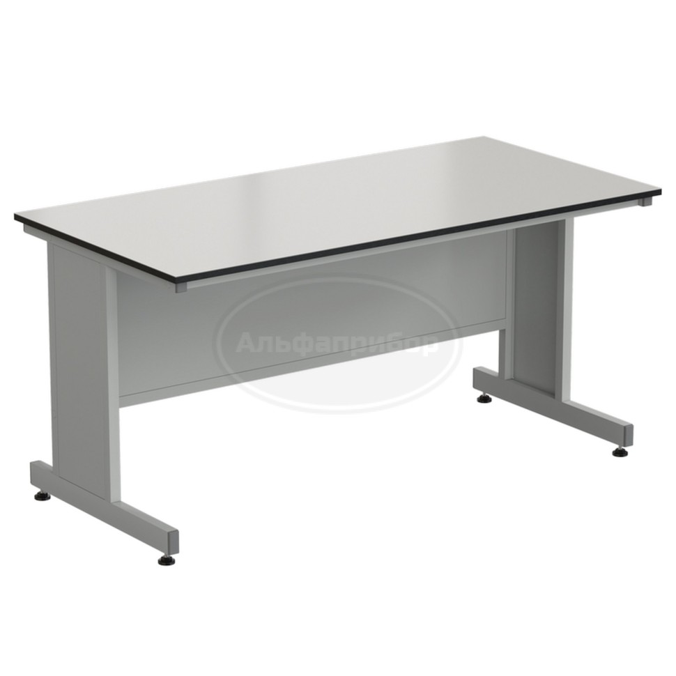 Стол пристенный 1513х763х750 мм, раб. поверхность - Durcon с бортиком