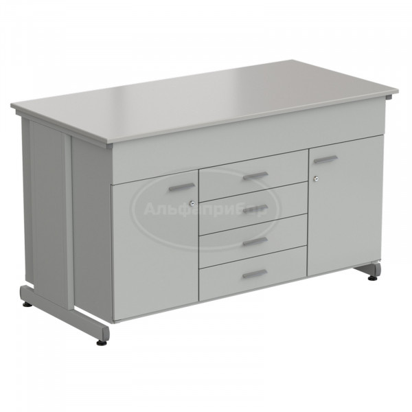 Тумба комбинированная 2 двери + 5 ящиков 1500х750х900 мм, Durcon