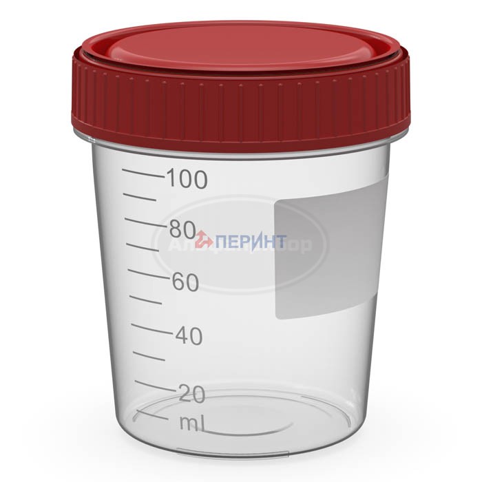 Контейнер для анализов 100 мл в сборе
