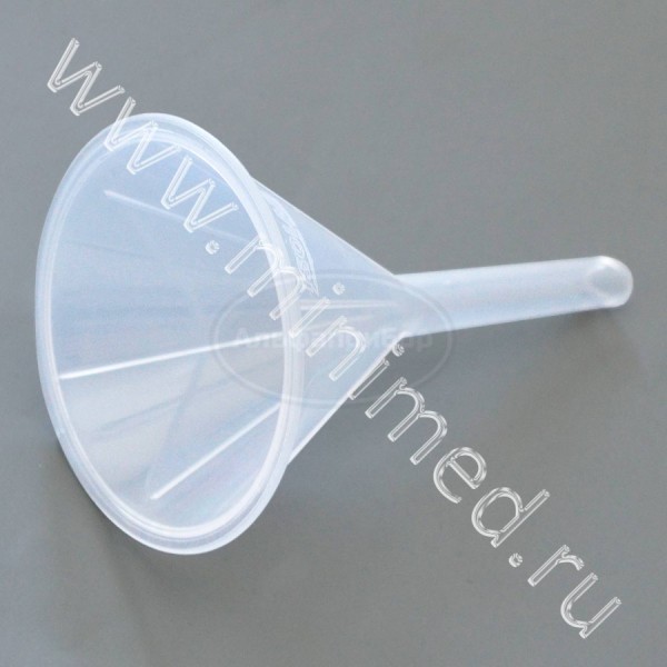 Воронка с ребрами диам. 60мм, стебель d-8мм, L-60мм, п/п, LAMAPLAST, упаковка 1шт