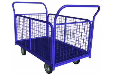 Платформенная тележка ТС-5 (ТП-25С) (с бортами)