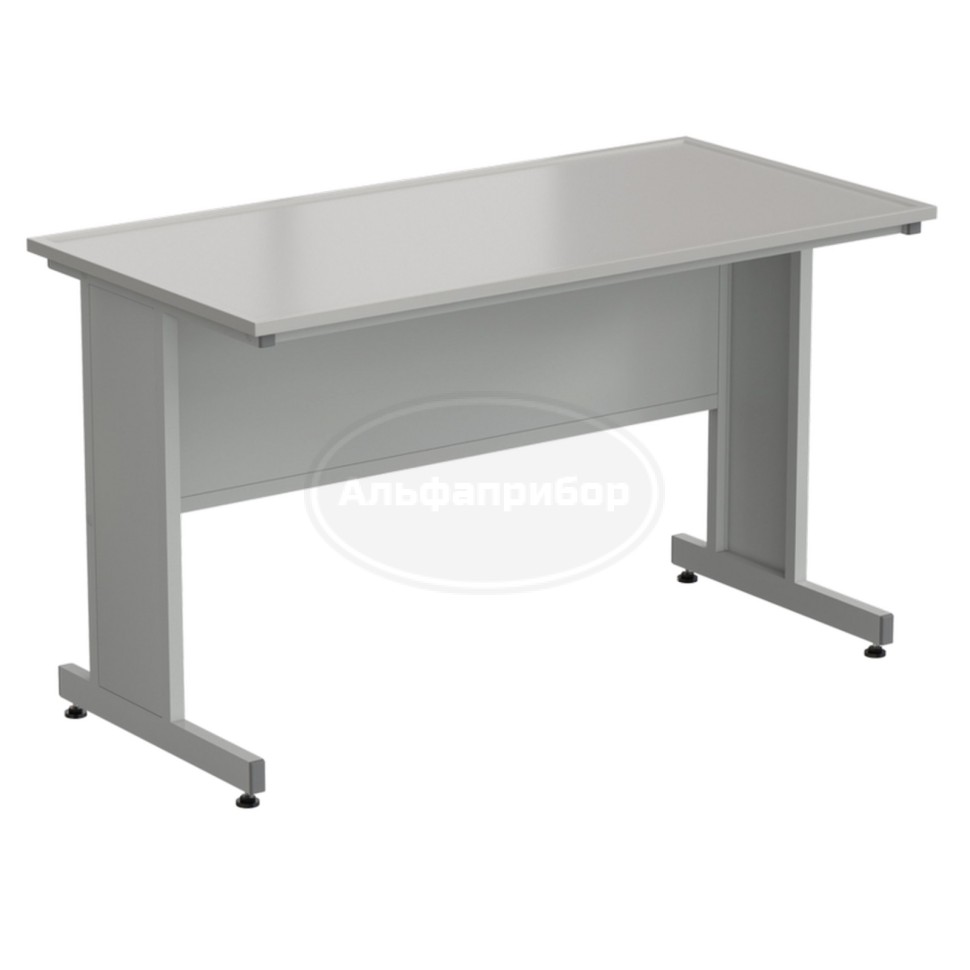 Стол пристенный 1513х763х900 мм, раб. поверхность - Durcon с бортиком