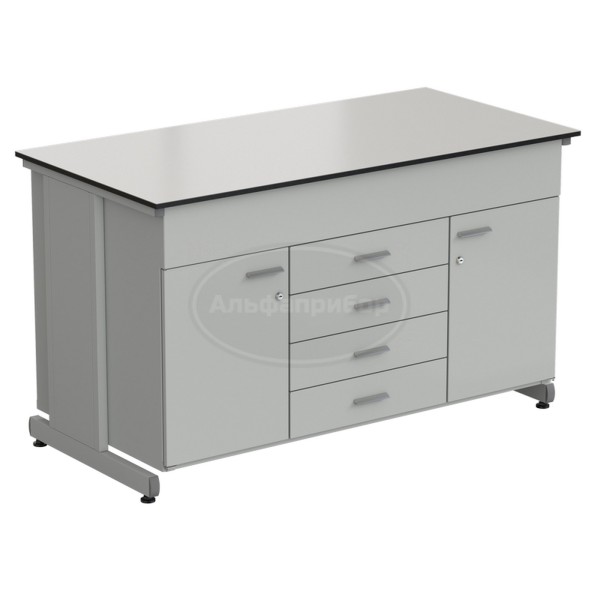 Тумба комбинированная 2 двери + 5 ящиков 1500х750х900 мм, Labgrade