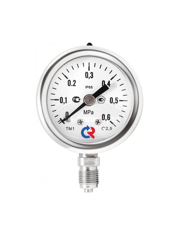 Манометр промышленный коррозионностойкий виброустойчивый ТМ-121