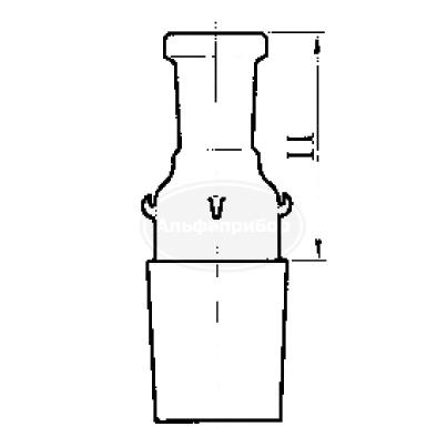 Переход П1-29/32-14/23, эскиз 2-700