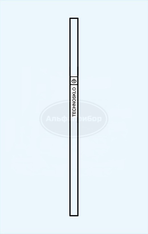 Соломинка для питья прямая 10*1.5*200мм light blue, Technosklo