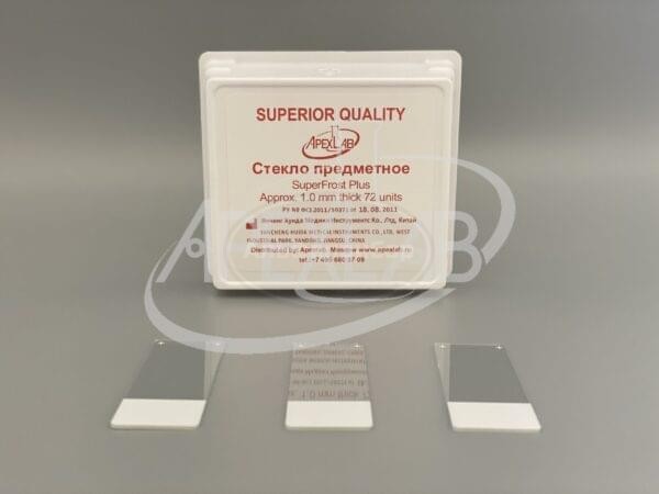 Стекло предметное 75*25*1,1 с адгезивным электростатическим покрытием (72 шт.)