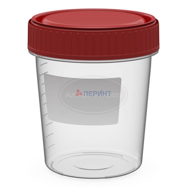 Контейнер для анализов 120 мл в сборе