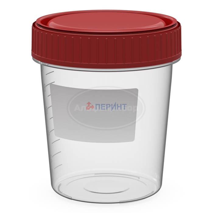 Контейнер для анализов 120 мл в сборе