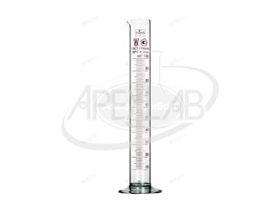 Цилиндр мерный с носиком на стеклянном основании 1-1000-2 Россия