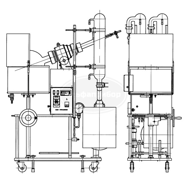 Испаритель ротационный ИР-10м ТУ 25-1173.135-85