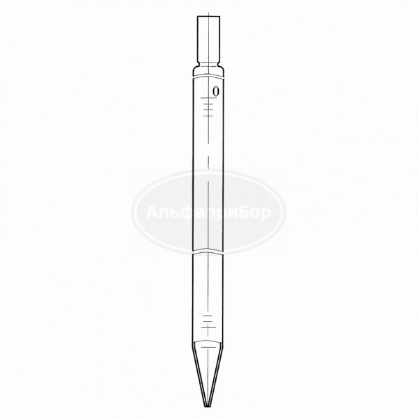 Пипетка 3-2-2-10 исп. 2 на полный слив ГОСТ 29227-91