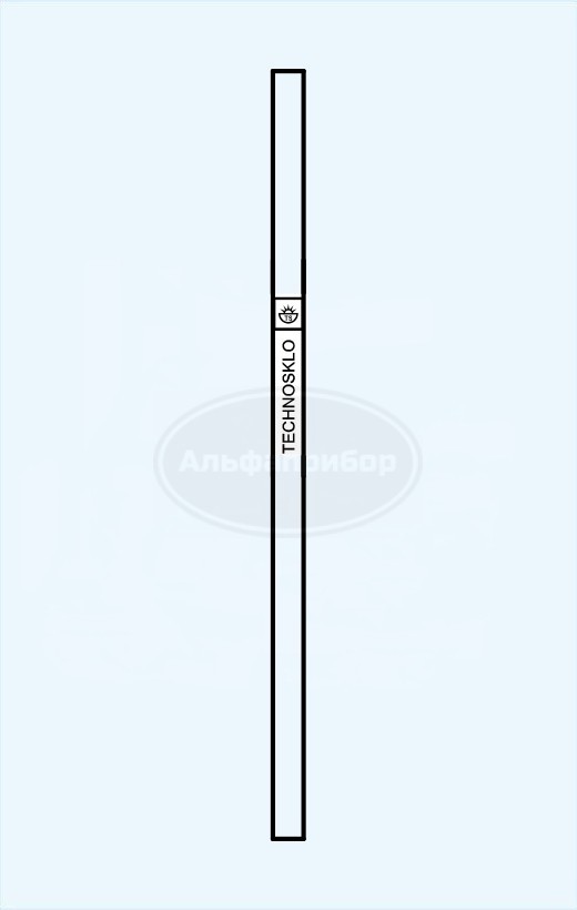 Соломинка для питья прямая 10*1.5*200мм teal, Technosklo
