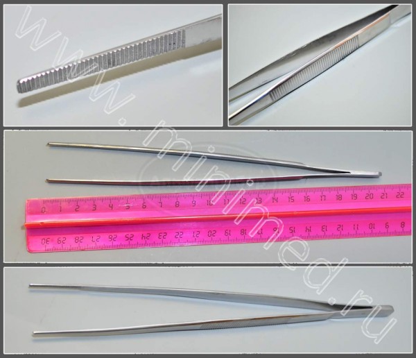 Пинцет анатомический общего назначения 200*2,5мм ПАон-"МИЗ-В"