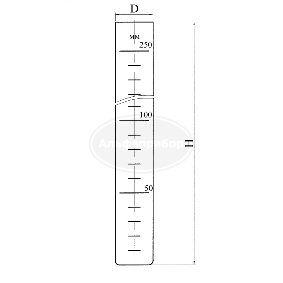 Цилиндр Несслера ГФ 7.380.378 (К.С.)
