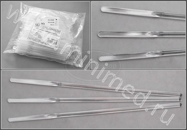 Палочка лабораторная для перемешивания, п/с, диам.3*120 мм, упаковка 500шт/кор.5000шт, Aptaca